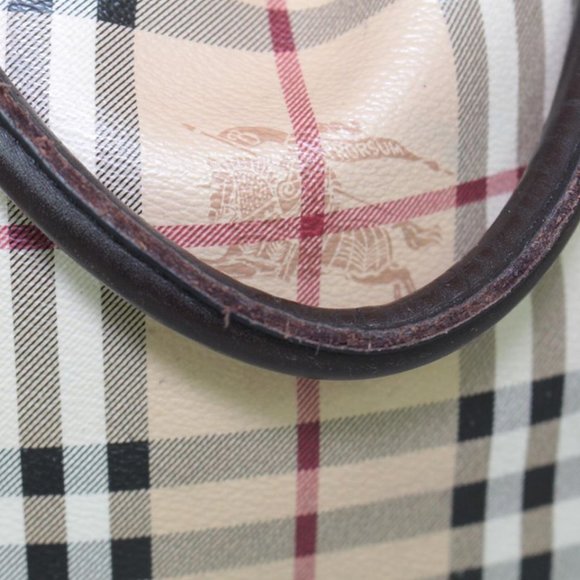 BURBERRY Brown Check Tote-Crossbody #21920 - Picture 7 of 8